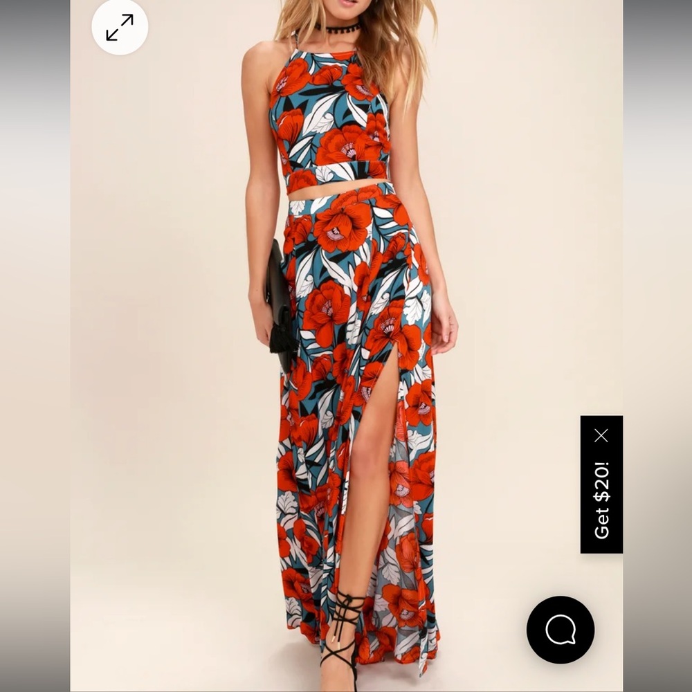 Lulu’s back to your roots two piece set